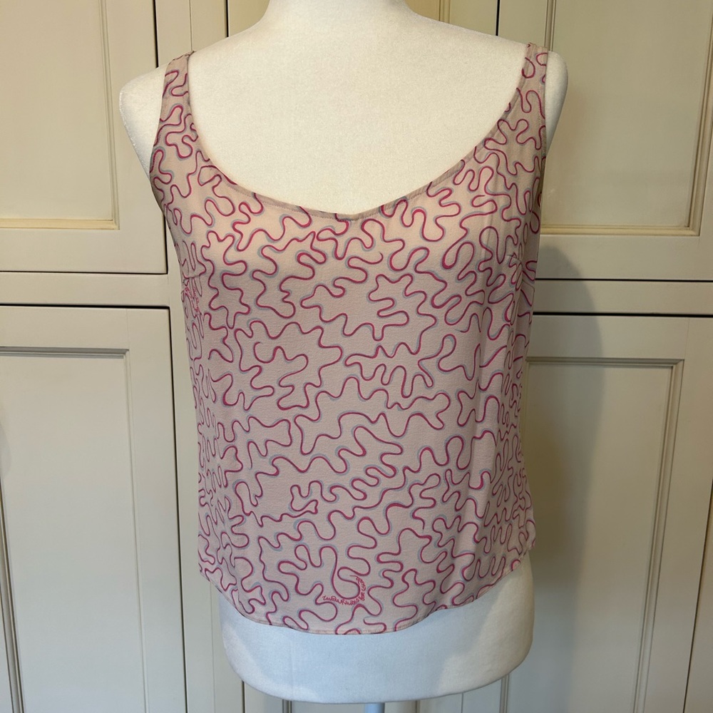Escada 100% silk camisole, size 36.